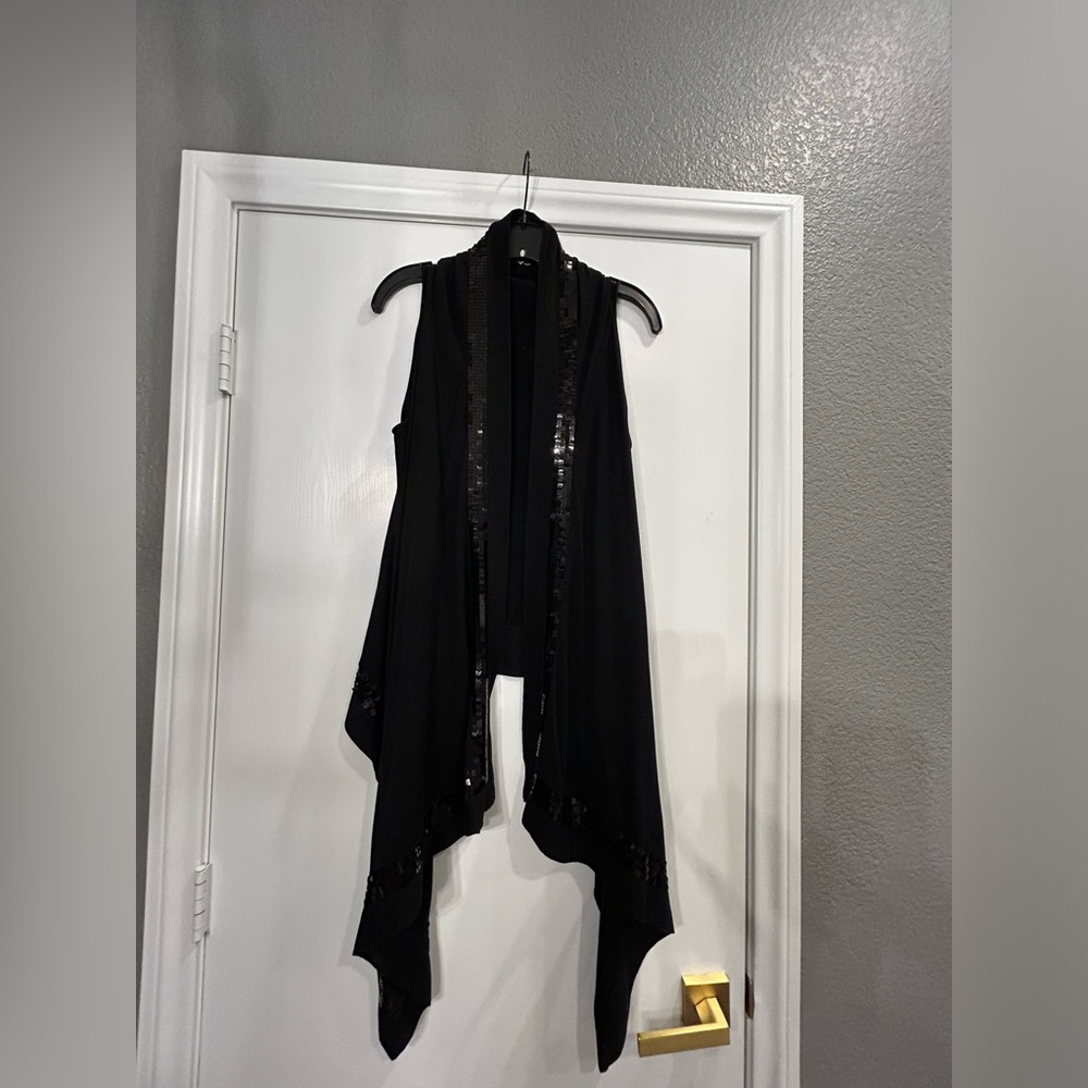 Marciano (x2 for one) cream/Ivory & Black Sequin Cardigan